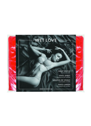 Drap vinyle rouge 200x220 cm - CC520180003004